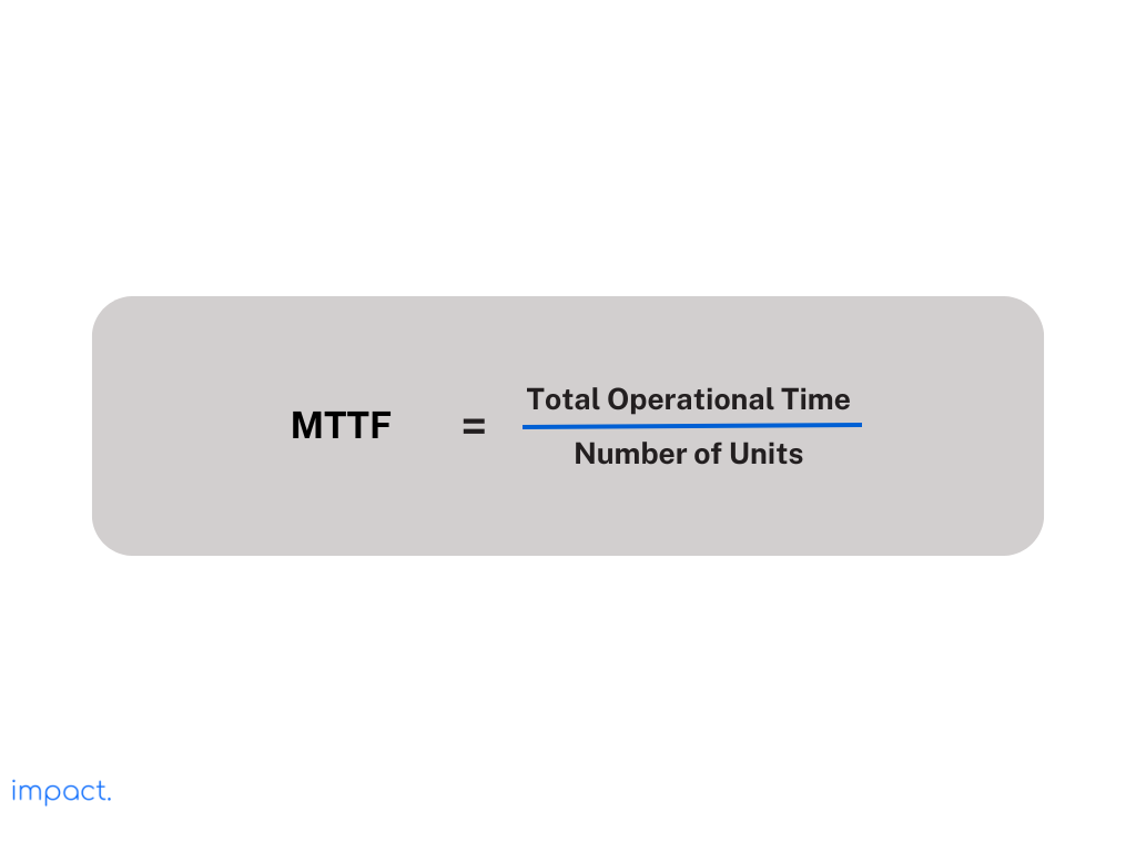 Formula untuk MTTF