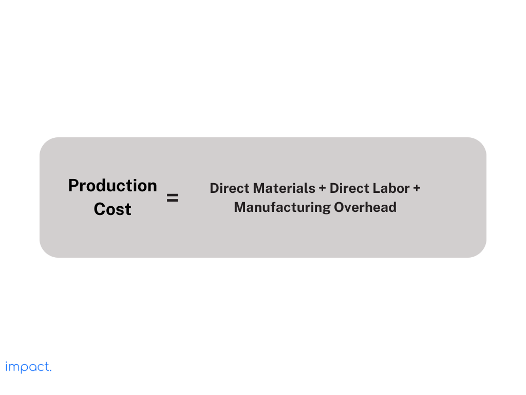 Rumus Total Production Cost untuk Laporan Biaya Produksi Manufaktur