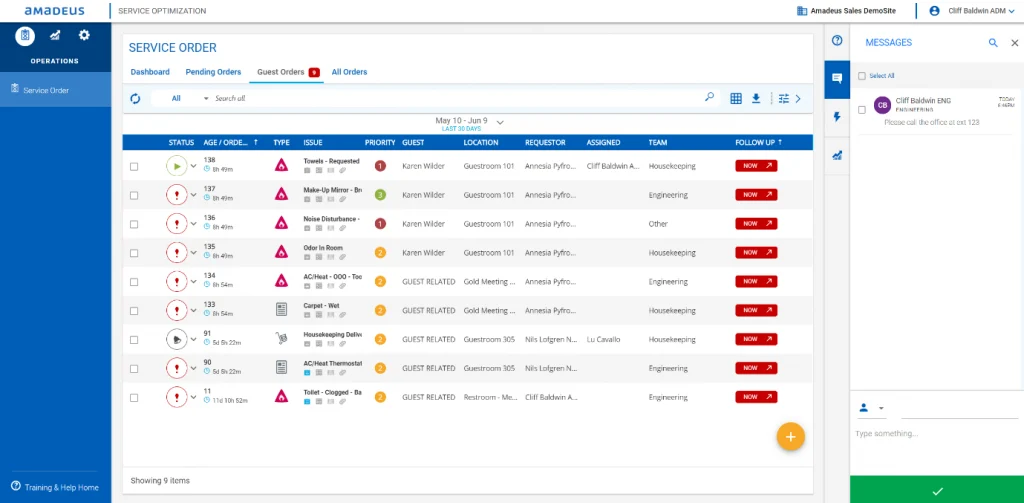 hotel management software amadeus hospitality